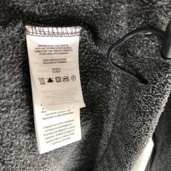 Columbia Womens Benton Springs Fleece Jacket Full Zip Cinch Waist Pockets Gray M - Picture 4 of 5